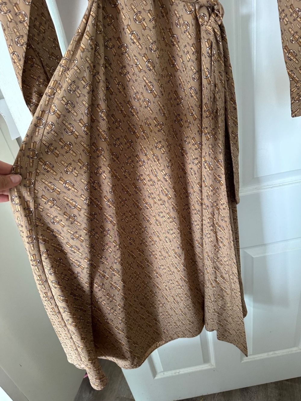 Ralph Lauren Printed Rowella Long Sleeve Day Dress . NWT - Picture 4 of 8
